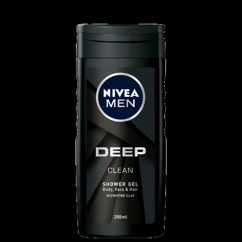 Shower Gel Nivea Men Deep Clean 3 Em 1 Masculino 250ml