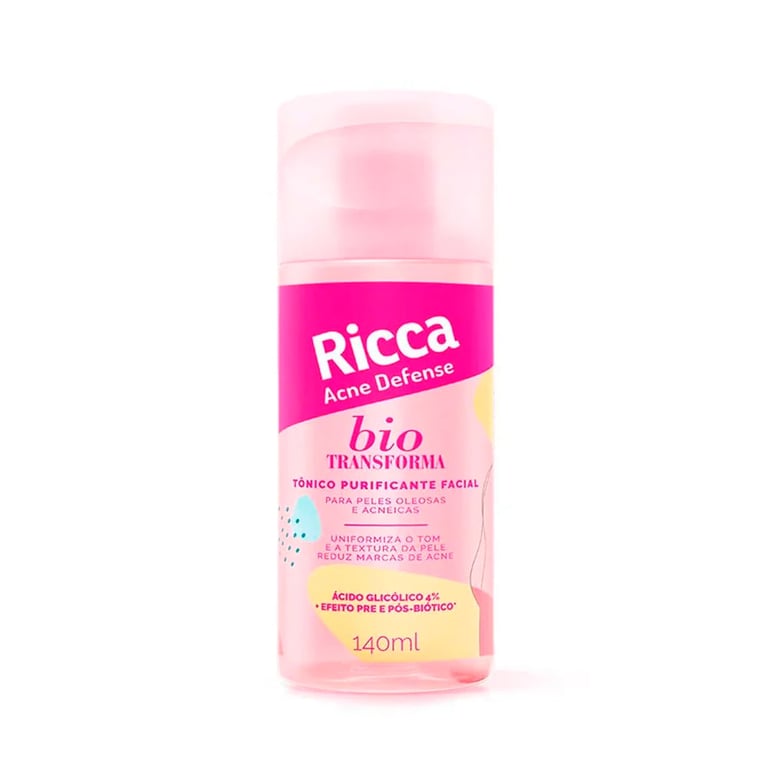 Tônico Purificação Facial Ricca  140ml