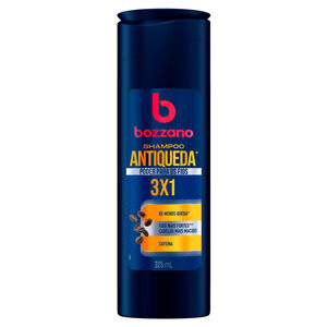 Shampoo Bozzano Antiqueda 3 x 1 Cafeína 325ml