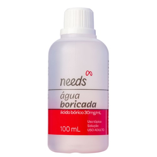 Água Boricada 3% Needs com 100ml