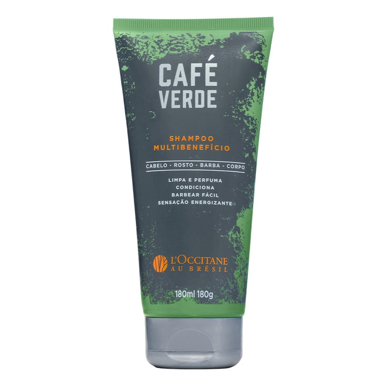 L’Occitane au Brésil Café Verde Shampoo Multibenefício 180ml