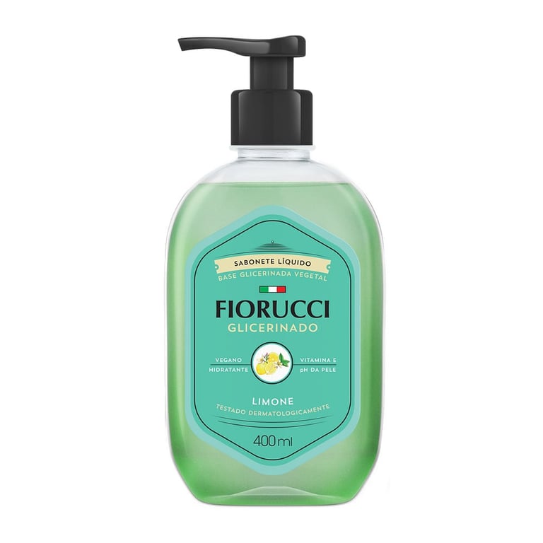 Sabonete Líquido Fiorucci Glicerinado Limone 400ml