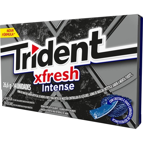 Goma De Mascar Trident Xfresh Intense 26,6g