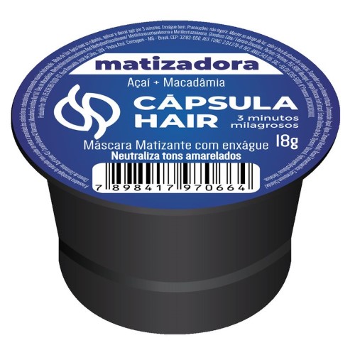 Cápsula Hair Hidratante Matizadora 18g