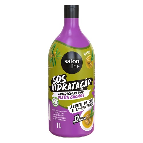 Condicionador Salon Line S.O.S Hidratação Ultra Cachos 1L