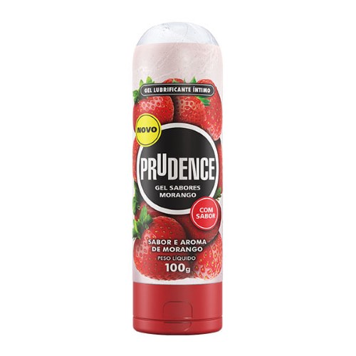 Gel Lubrif Prudence 100g Morango