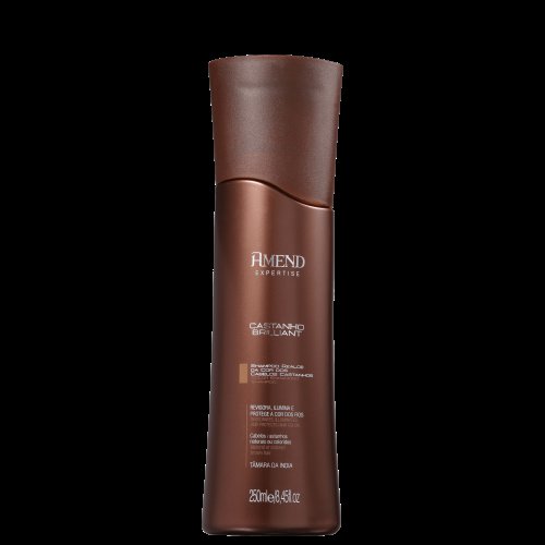 Shampoo Amend Realce da Cor Castanho Brilliant com 250ml