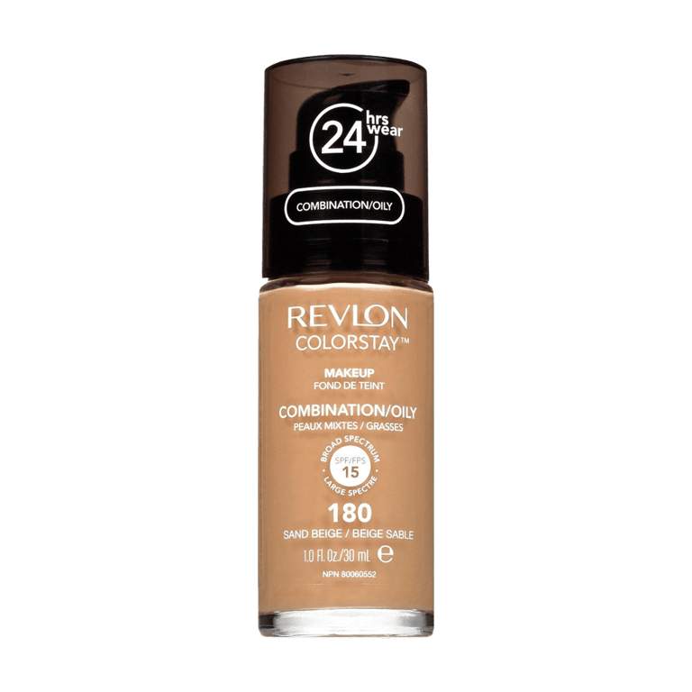 ColorStay 24 Horas Pele Mista à Oleosa FPS15 180 Sand Beige - Base Líquida 30ml