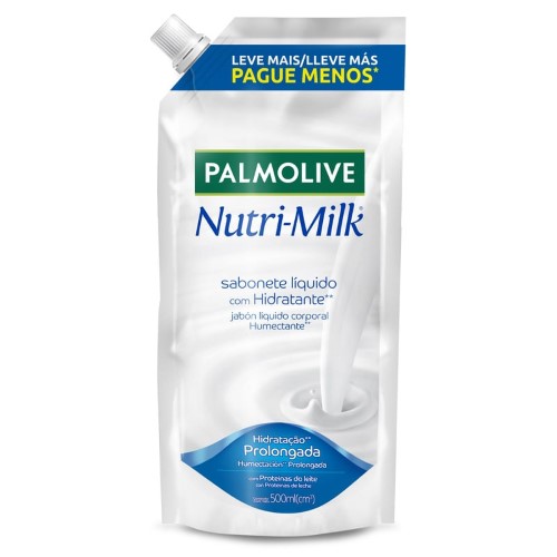 Sabonete Líquido Palmolive Nutrimilk Refil 500ml