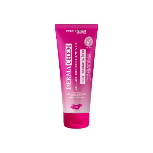 Gel Antirressecamento Dermachem Rosa Mosqueta Íons com 100g