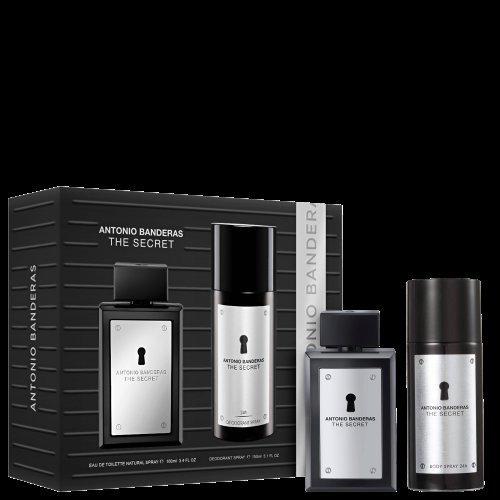 Antonio Banderas Kit Secret Anual Masculino - Eau de Toilette 100ml + Desodorante Spray 150ml