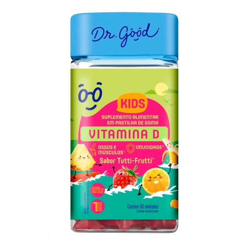 Suplemento Alimentar Dr. Good Vitamina D Kids com 60 Unidades