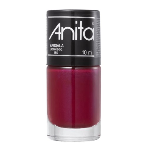 Esmalte Anita Cor Marsala Perolado 10ml