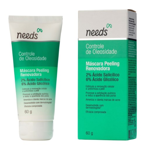 Máscara Peeling Renovadora Needs Controle de Oleosidade 60g