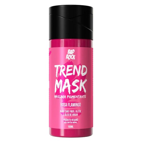 Máscara Pigmentante Bad Rock Trend Mask Rosa Flamingo 150ml