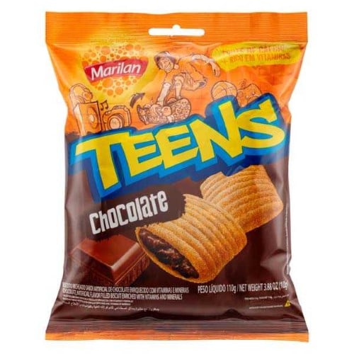 Biscoito Marilan Teens Chocolate com 110g