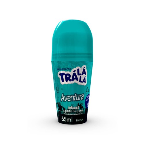 Desodorante Infantil Roll-on Trá Lá Lá Kids Aventura com 65ml