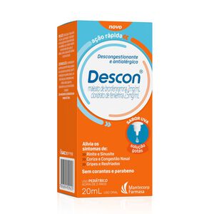 Descon 2mg/ml Uva Solução Gotas - 20ml