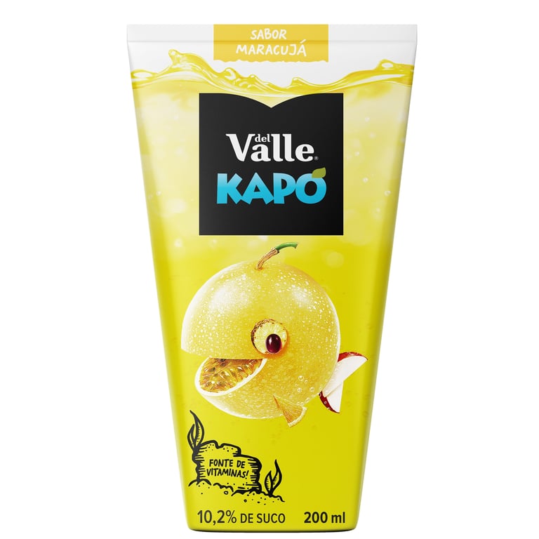 Suco Del Valle Kapo Maracujá 200Ml - Del Valle Kapo