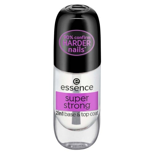 Base e Top Coat Fortalecedor de Unhas Essence Super Strong 2in1