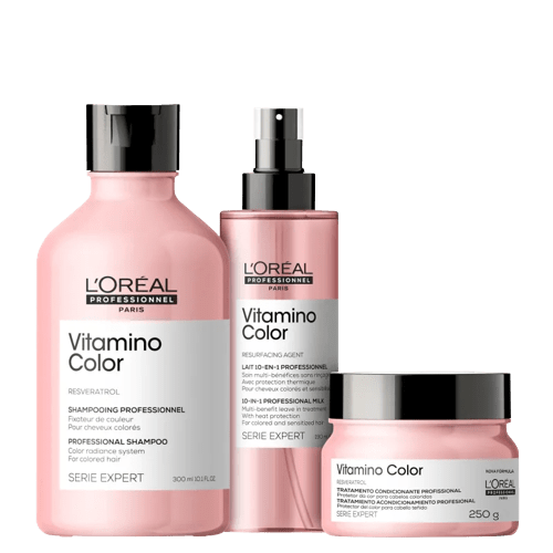 LOréal Vitamino Color Shampoo 300ml + Mascára 250g + Leave-in 90ml