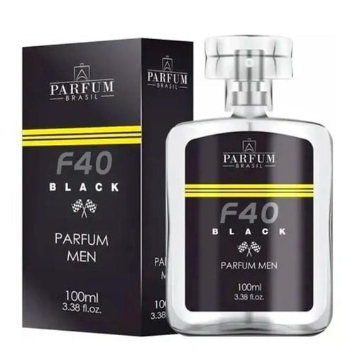 Perfume Masculino Parfum Brasil F40 Black 100ml