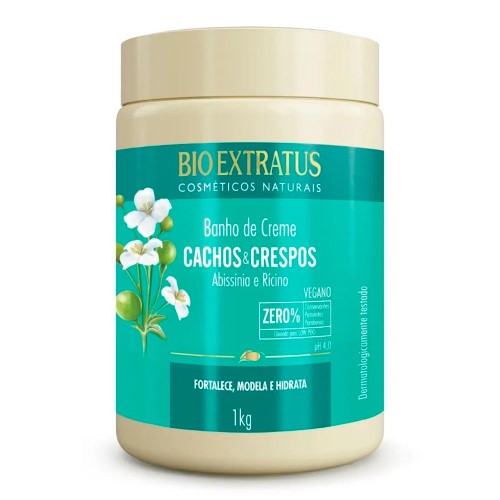 Banho de Creme Bio Extratus Cachos e Crespos 1kg