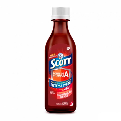 Emulsão Scott Morango 200ml