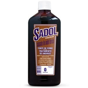 Sadol Ferro Solução Oral Chocolate 400mL