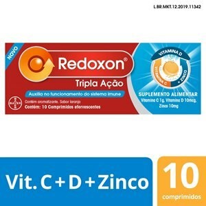 Redoxon Tripla Ação Vitamina C com 10 Comprimidos Efervescentes