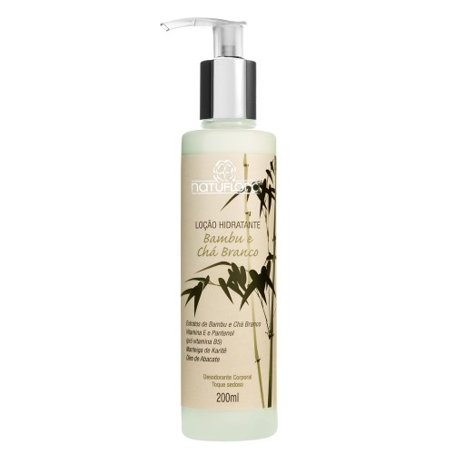 Loção Hidratante Bambu e Chá Branco Natuflora - Hidratante Corporal