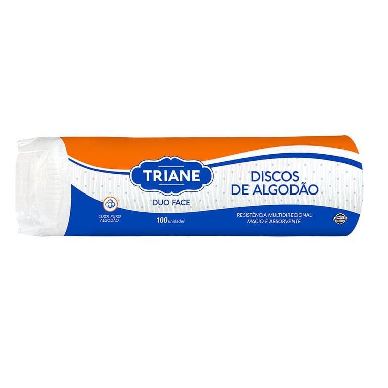 Algodão Triane discos, leve 100 pague 80 unidades