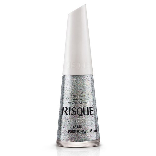 Esmalte Risqué Glitter As Mil Purpurinas 8ml