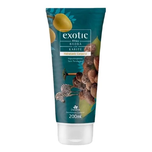 Hidratante Corporal Exotic Africa 200Ml - Davene