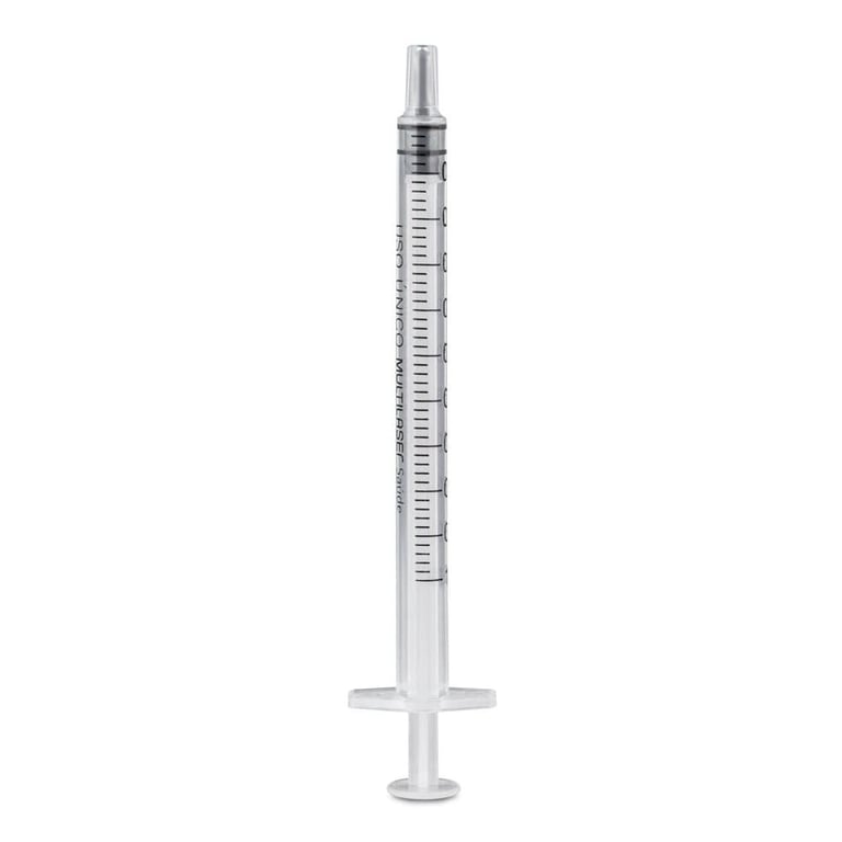 Seringa Luer Slip 1ml - Sem Agulha - Cx com 100UN - Multilaser Saúde - HC442