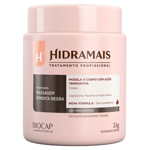 Creme Ativador para Massagem Hidramais – Pimenta Negra