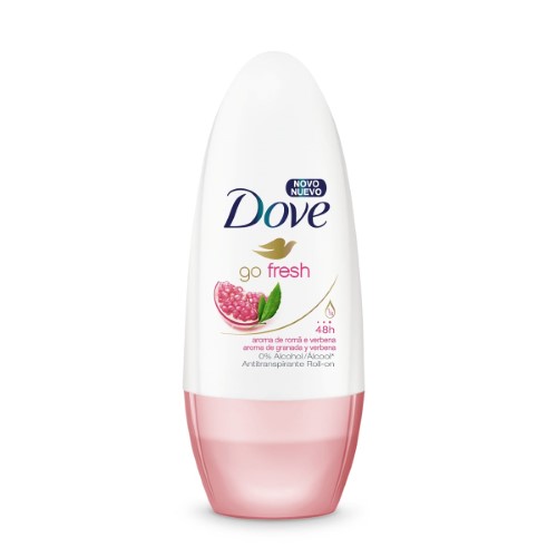 Desodorante Dove Go Fresh Romã e Verbena Roll-on Antitranspirante 50ml