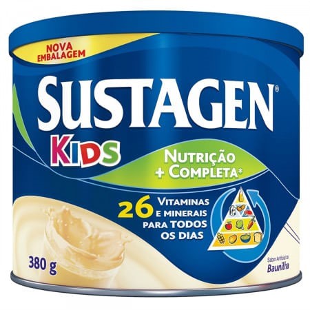 Complemento Alimentar Infantil Sustagen Kids Baunilha 380g