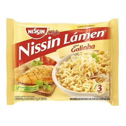 Macarrão Instantâneo Nissin Lámen Galinha 85G