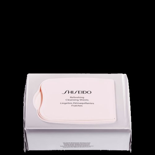 Lenços de Limpeza Facial Shiseido - Refreshing Cleansing Sheets