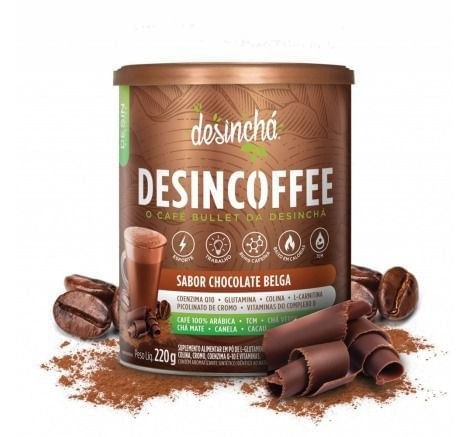 Desincoffee Desinchá Sabor Chocolate Belga 220g