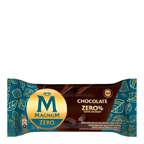 Sorvete de Palito Magnum Chocolate Zero Açucar 79g