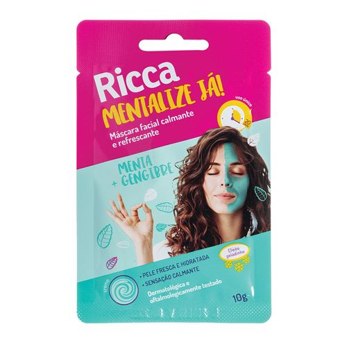 Máscara Facial Ricca Mentalize Já