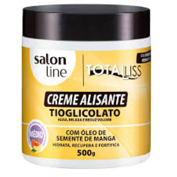 Tioglicolato Óleo Semente de Manga Médio - Creme Alisante 500g