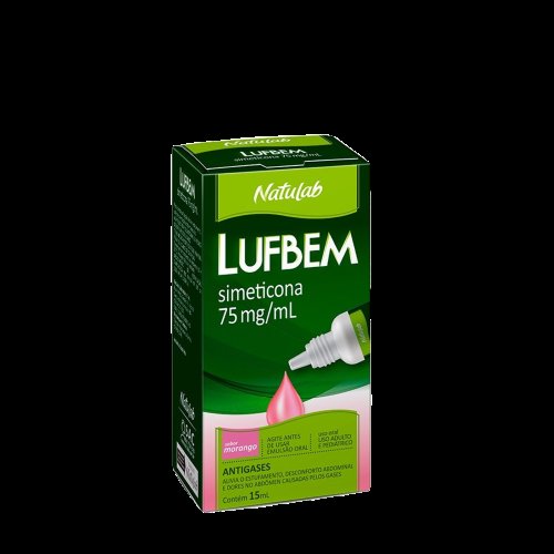 Lufbem Simeticona 75mg/ml Sabor Morango Gotas 15ml