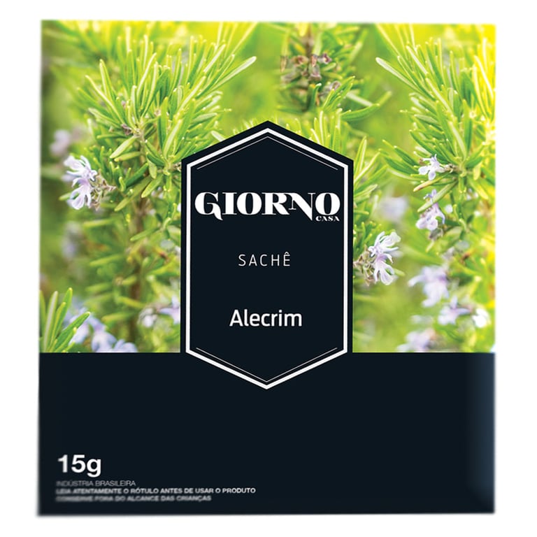 Aromatizante Giorno Alecrim sachê 15g