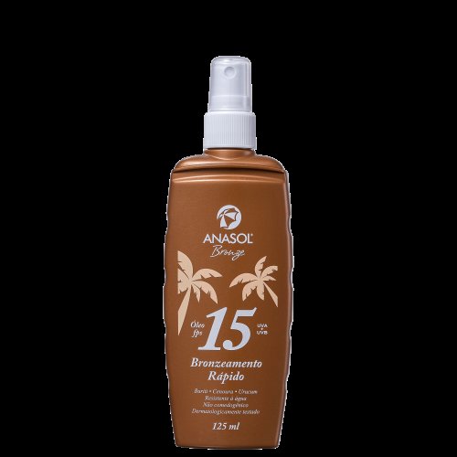 Óleo Bronzeador Anasol Bronze FPS15 com 125ml