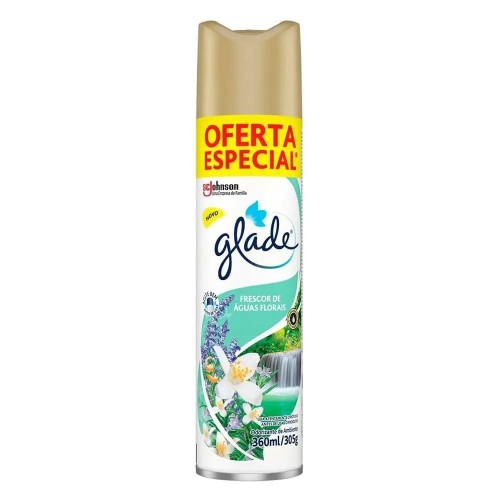 Desodorizador Glade Aerossol Frescor de Águas Florais 360ml