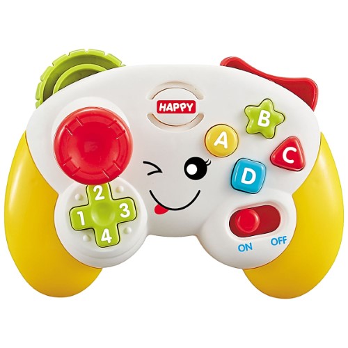 Meu Primeiro Controle com Luz e Som Amarelo (18m+) - Multikids Baby