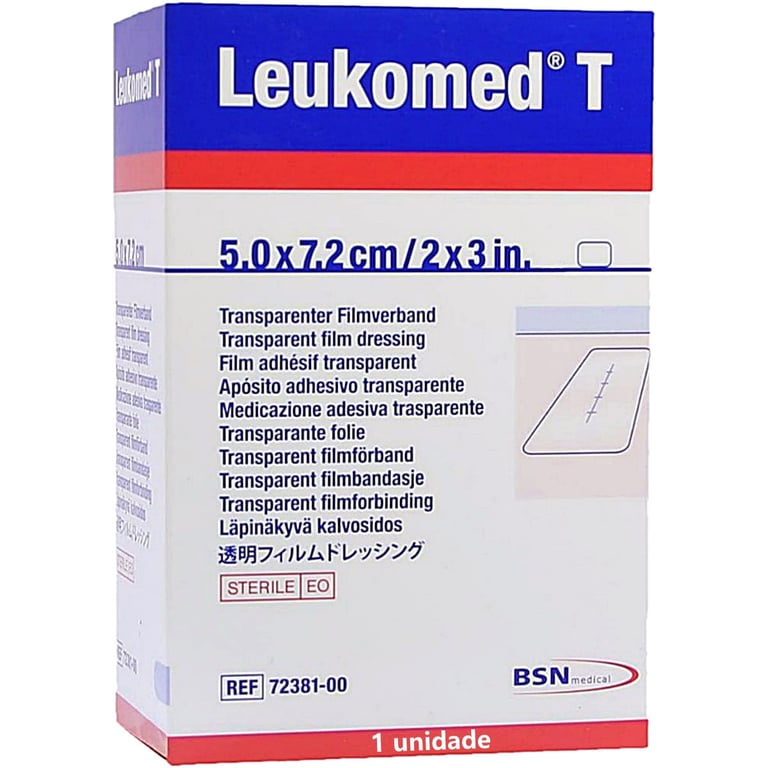 Curativo Filme Transparente Leukomed T 72381-00 5x7.2cm- und